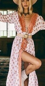 BNWT Chasing Unicorns Floral Lola Dress Duster Sm